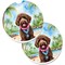 Edge Collections - Multicolor - Coastal Tropical Car Coasters for Cup Holders